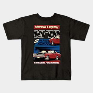 Retro 1970 Plymouth Duster Kids T-Shirt